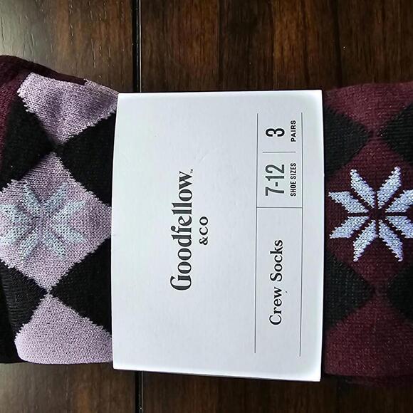 Men's Crew Socks 3 pack | Goodfellow & Co | 7-12 Shoe size - Picture 5 of 9